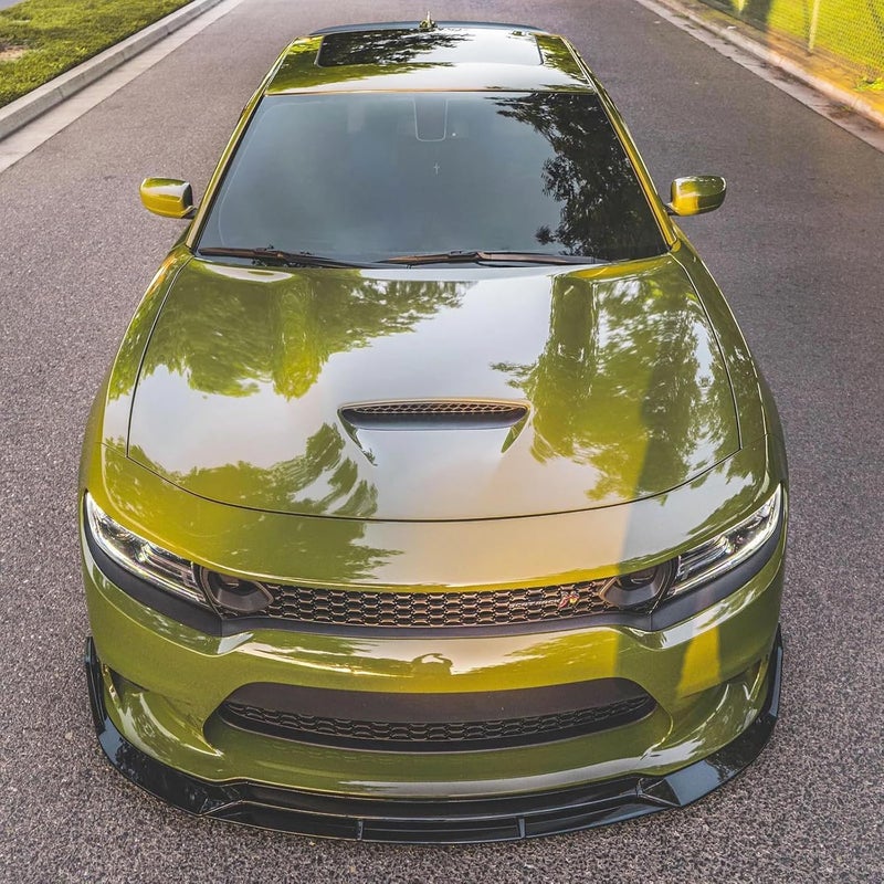 NeespoC Front Bumper Lip Splitter Spoiler Fit for Dodge Charger SRT Hellcat/RT Scat Pack/Daytona/RT 392 2015-2023 Accessories Air Chin Body Kit (Gloss Black) - Image 4
